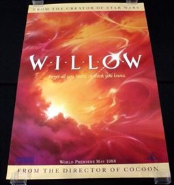 Original 1988 "Willow" One Sheet Advance Movie Poster, Rolled