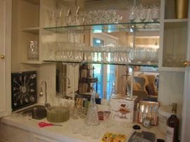 Crystal glasses. some waterford