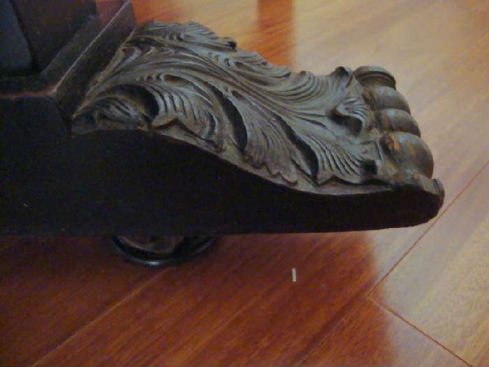 close up of foot