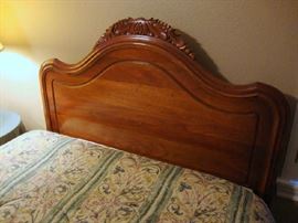 Headboard of bed