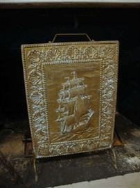 Brass Fireplace Screen