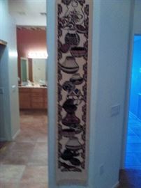 Woven wall hanging.