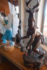 Large ironwood carving