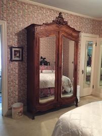 Two Door French Armoire 