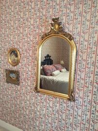 Gilt Mirror - 19th Century 