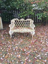 Iron Bench - identical to one in the White House Rose Garden 