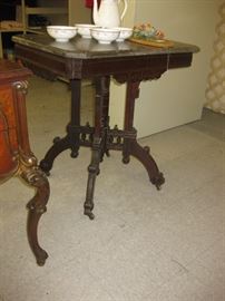 Nice marble top Victorian side table