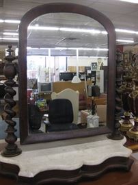 very nice mirror with marble bottom