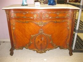 marble top buffet