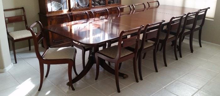 Glenister dining table and chairs