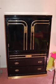 Black lacquered dresser