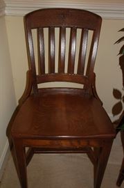 Antique oak chair