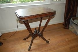 Antique end table
