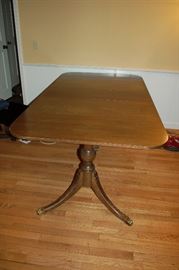 Large dining room table with leaf