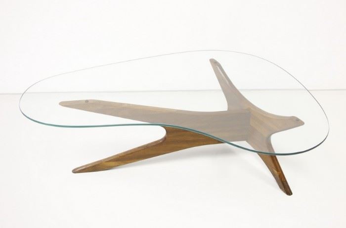 Adrian Pearsall Style Mid Century Modern Coffee Table	
