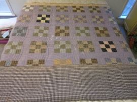 9 Patch Quilted Before 1925