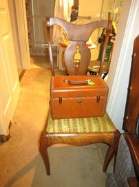 Chippendale Style Chair, Samsonite Train Case