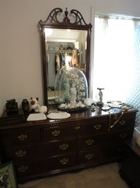 Triple Dresser With Mirror By Drexel