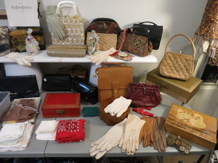 Vintage Purses And Gloves