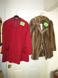 Red Dress Jacket, Faux Fur
