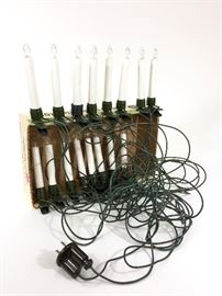  	
Edit 
1940s Swedish LUMA 16 Electric Clip-On Candle Christmas Tree Lights

1940s Swedish LUMA 16 Electric Clip-On Candle Christmas Tree Lights: 2' Between Candles, 11' Tested works!