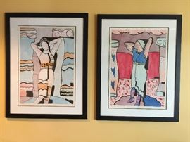 Original water colors by artist