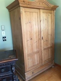 Wonderful pine armoire 