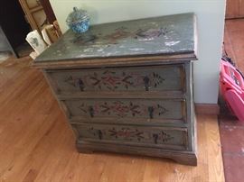 Hand painted demure dresser