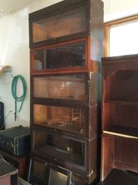 7 section plus parts  barrister bookcase