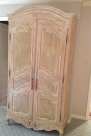 French style two door armoire