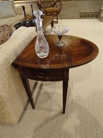 Mahogany end table.