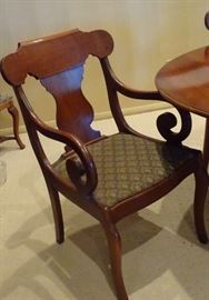 Pennsylvania House arm chair (one of six chairs with dining room table).