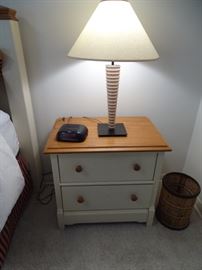 One of two matching Thomasville end tables (part of bedroom suite).