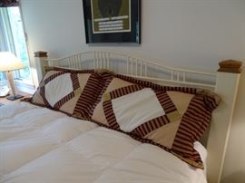 Headboard of king size Thomasville bed.