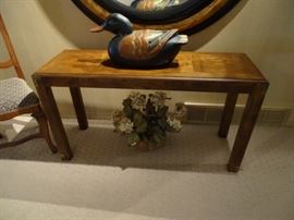Sofa table.