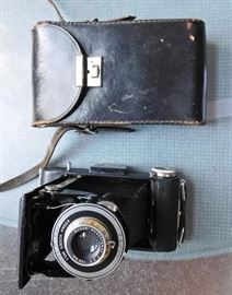 vintage Kodak camera & case