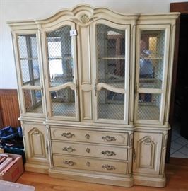 vintage dining room China hutch.  very solid quality item.