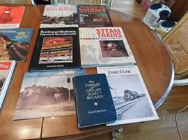 train, railroad books