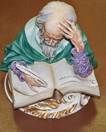 Capodimonte bisque porcelain bust