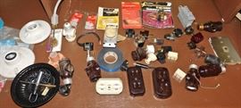 vintage and newer lighting parts