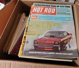 vintage Hot Rod mags