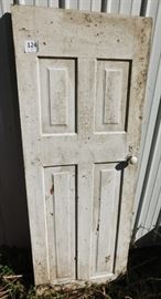 vintage wood door