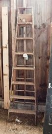 large wood ladder
