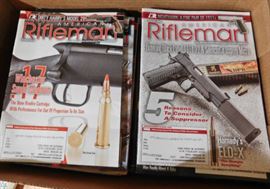 large lot of Rifleman magazines