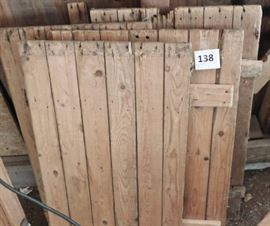 vintage grainery window shutters