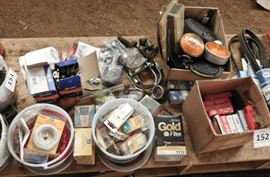 large lot of NOS car parts.  several more lots of car parts & oil