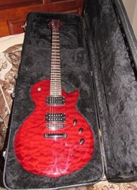 LTD Guitar and case