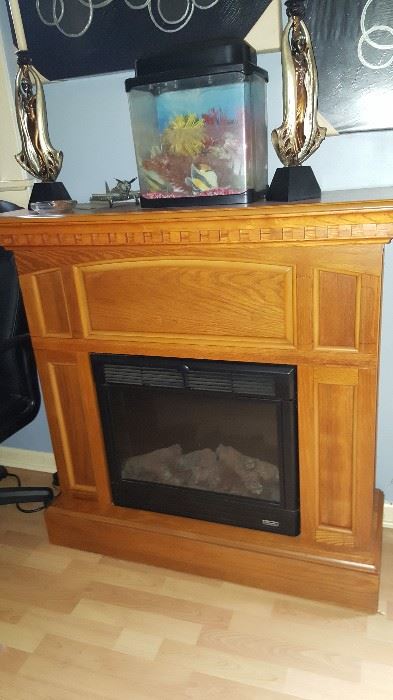 Portable Faux Fireplace