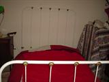 ANTIQUE IRON BED!