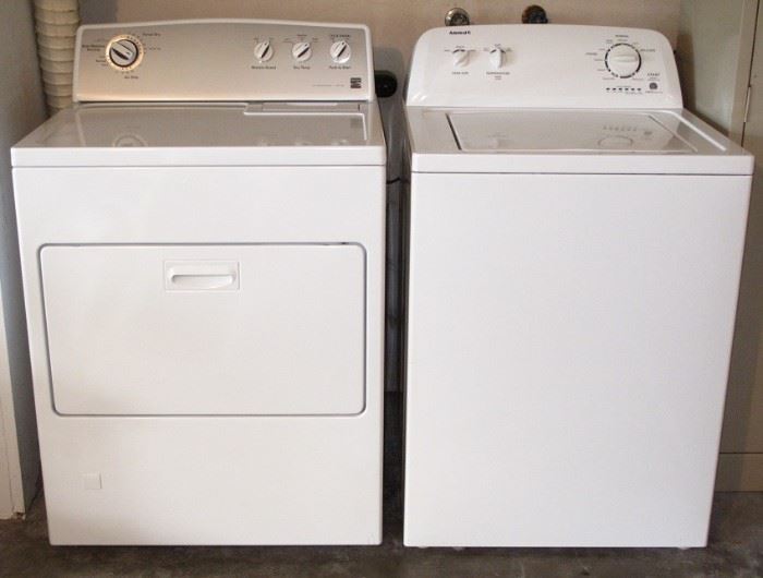 Kenmore Gas Dryer with Auto Moisture Sensing Admiral White Washer